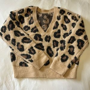 Victoria’s Secret Pink Cheetah print sweater
